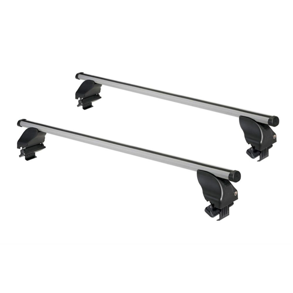 Σετ Μπάρες Οροφής Αλουμινίου με τα πόδια 112εκ για Mazda 2 5D 2002-2004 2τμχ Totus Cam