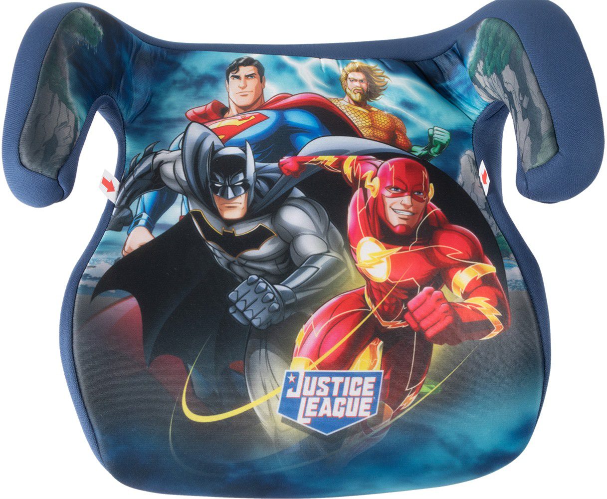 Καθισματάκι Αυτοκινήτου Booster Παιδικό 15-36kg Justice League Superman – Batman – Aquaman – Flash 1τμχ Colzani