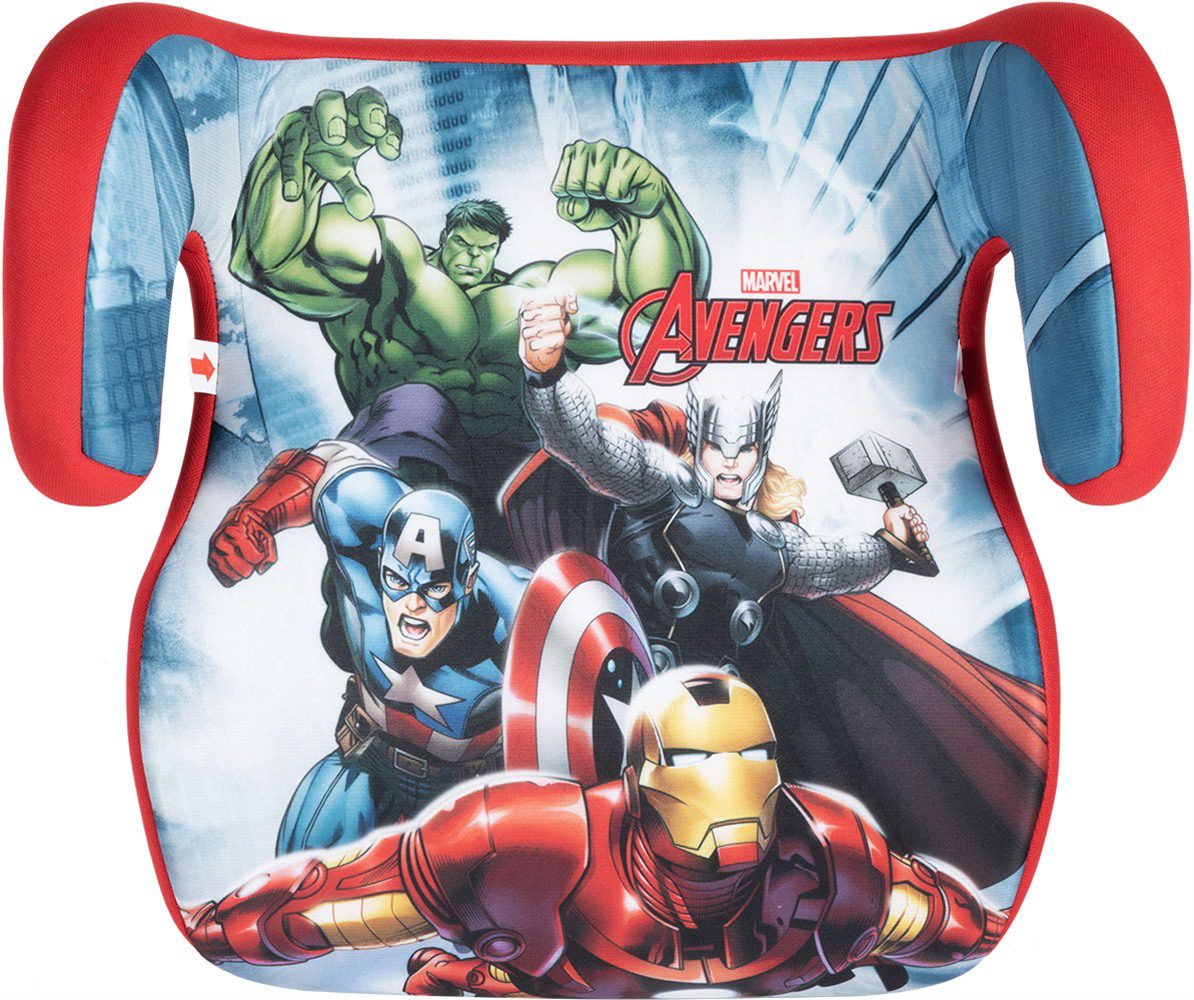 Καθισματάκι Αυτοκινήτου Booster Παιδικό 15-36kg Avengers Iron Man – Hulk – Captain America – Thor 1τμχ Colzani