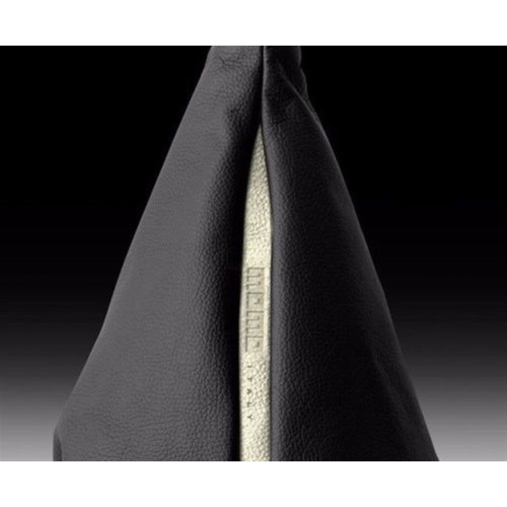 Φούσκα λεβιέ Quark δέρμα μαύρο με λευκή γραμμή (26cm) 1τμχ Momo