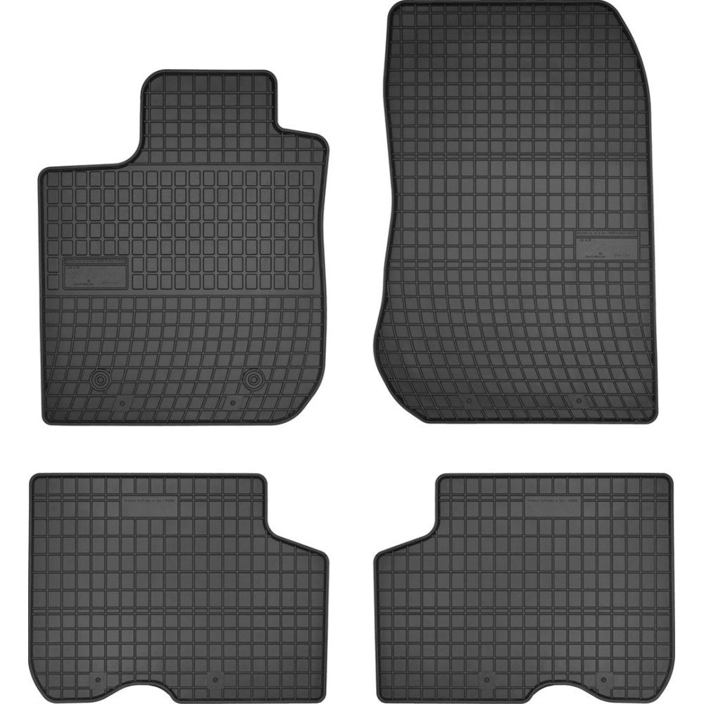 Πατάκια Αυτοκινήτου Λαστιχένια Dacia Logan 2012-2020 4τμχ Frogum