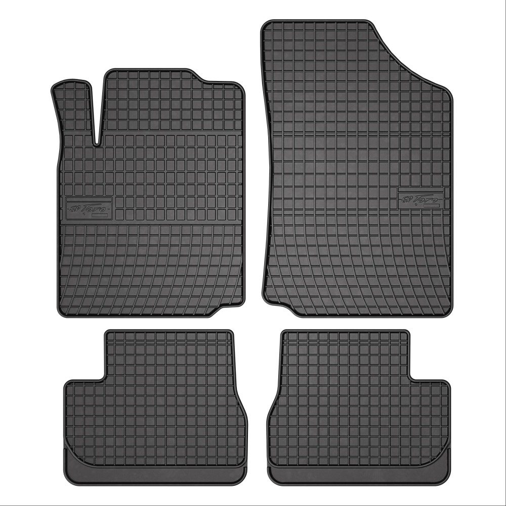 Πατάκια Αυτοκινήτου Λαστιχένια Citroen C3 2002-2009 – C2 2003-2009 4τμχ Frogum