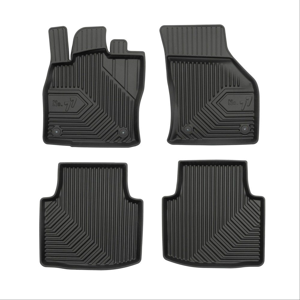 Πατάκια Αυτοκινήτου No77 Σκαφάκια για Skoda Superb 2015-2024 4τμχ Frogum