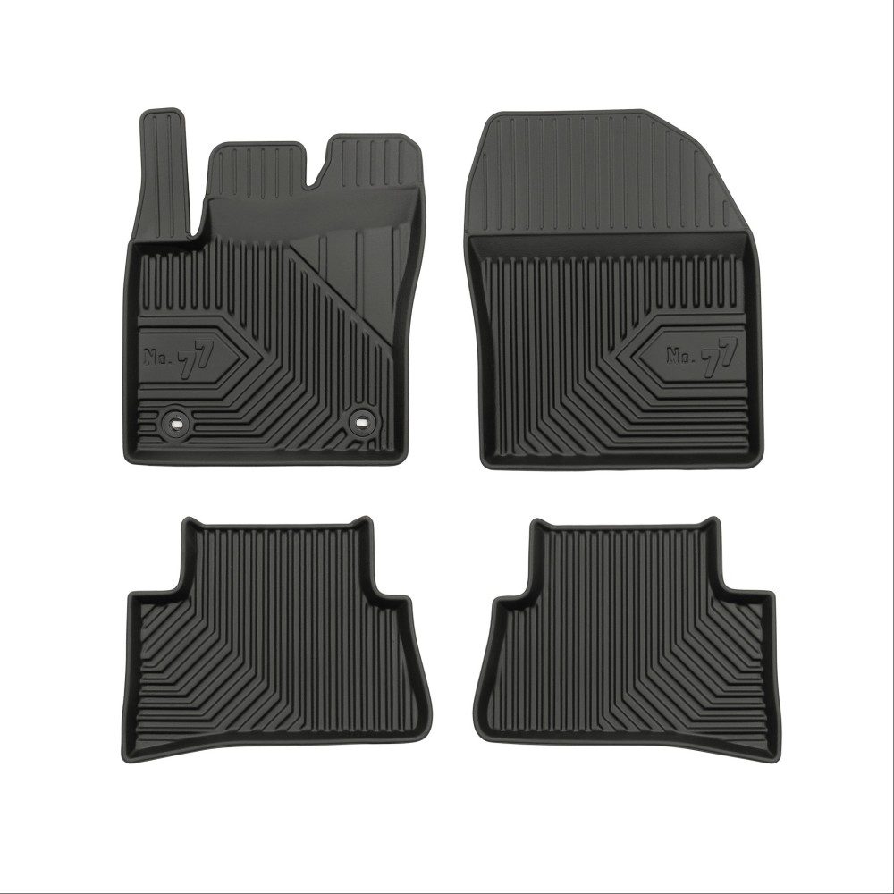 Πατάκια Αυτοκινήτου No77 Σκαφάκια για Toyota CH-R 2016-2023 Toyota CH-R (Hybrid όχι PHEV) 2023->  4τμχ Frogum