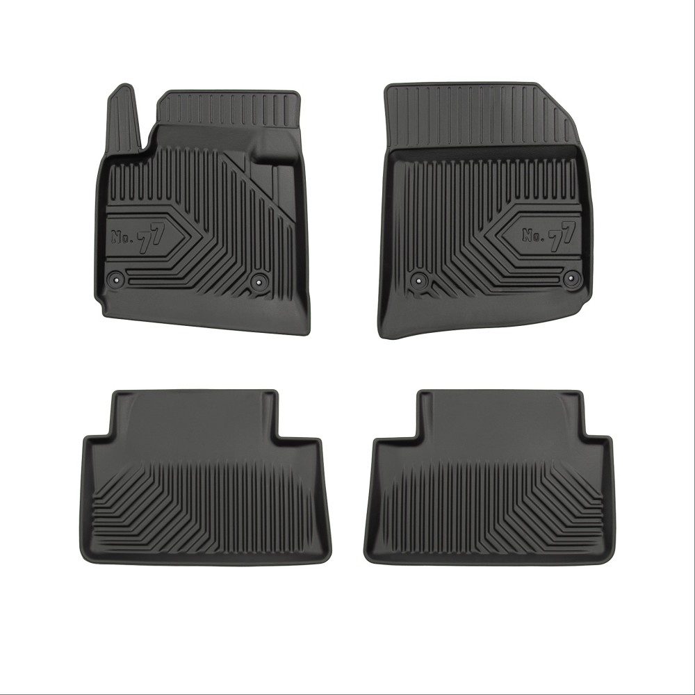 Πατάκια Αυτοκινήτου No77 Σκαφάκια για Citroen C5 2008-2017 4τμχ Frogum