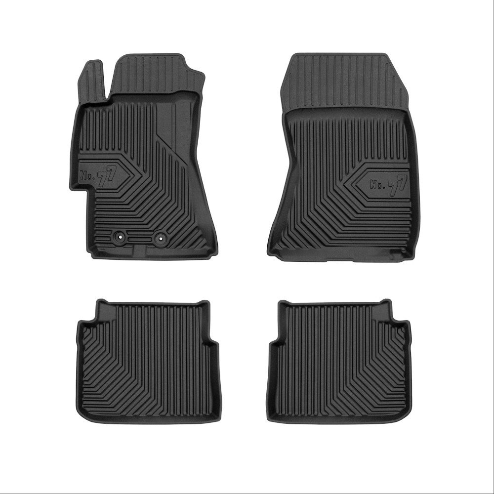 Πατάκια Αυτοκινήτου No77 Σκαφάκια για Subaru Impreza 2007-2011 4τμχ Frogum