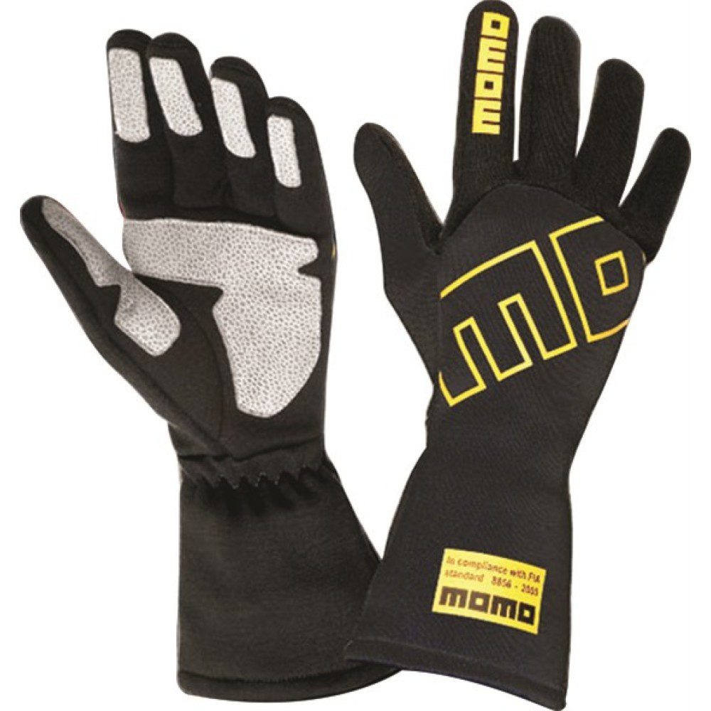 Γάντια Pro Racer Club No8 μαύρα 2τμχ Momo