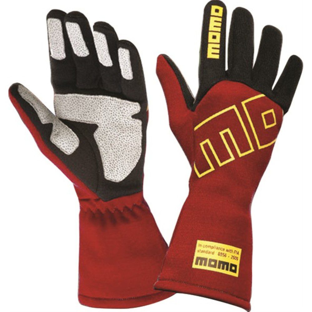 Γάντια Pro Racer Club No8 κόκκινα 2τμχ Momo