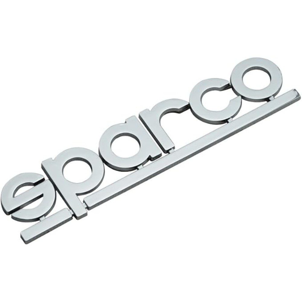 Αυτοκόλλητο χρωμίου 3D 1τμχ Sparco