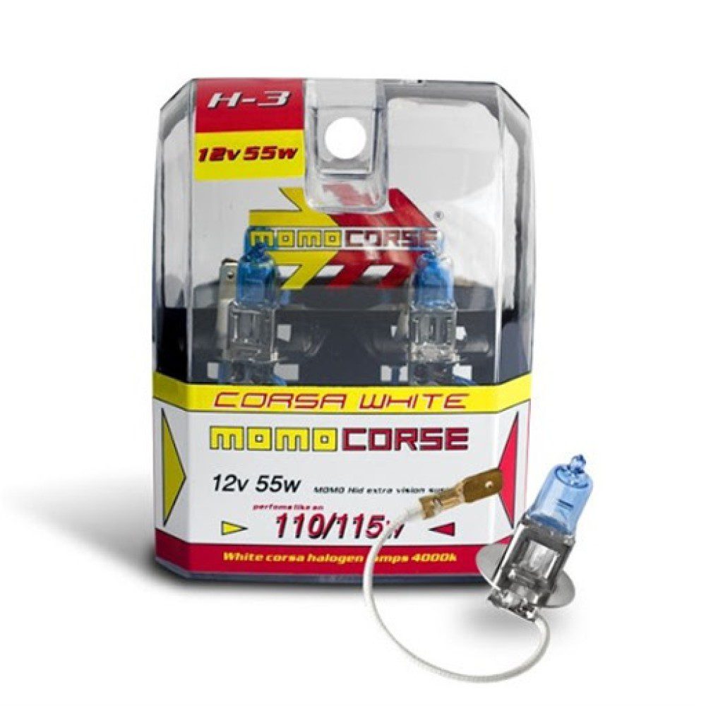 Λάμπα H3 55W Super White 2τμχ Momo