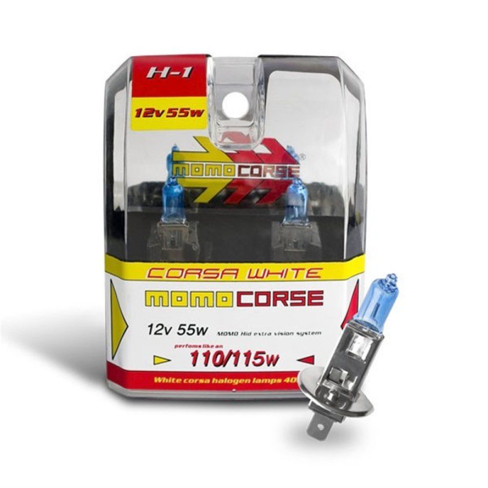 Λάμπα H1 55W Super White 2τμχ Momo
