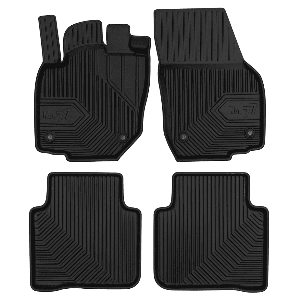 Πατάκια Αυτοκινήτου No77 Σκαφάκια για Skoda Kodiaq II  SUV 2024-> 4τμχ Frogum